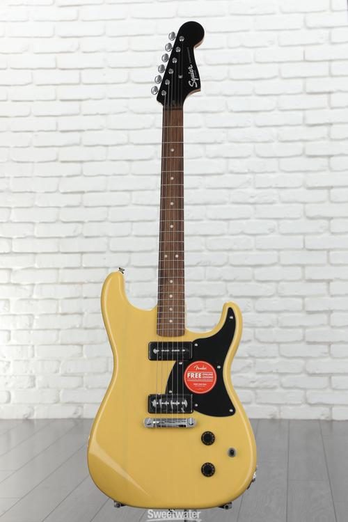 Squier Paranormal Strat-O-Sonic Electric Guitar - Vintage Blonde