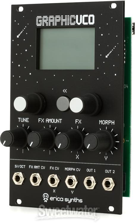 Erica Synths Graphic VCO モジュラー　シンセ Erica Synths Graphic VCO— Clockface Modular