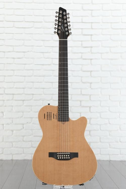 Godin A12 12-String Acoustic-Electric Guitar - Natural | Sweetwater