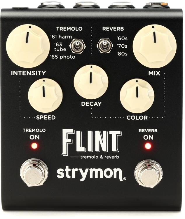 Strymon Flint Tremolo and Reverb Pedal V2 and Multi Switch Plus Pack