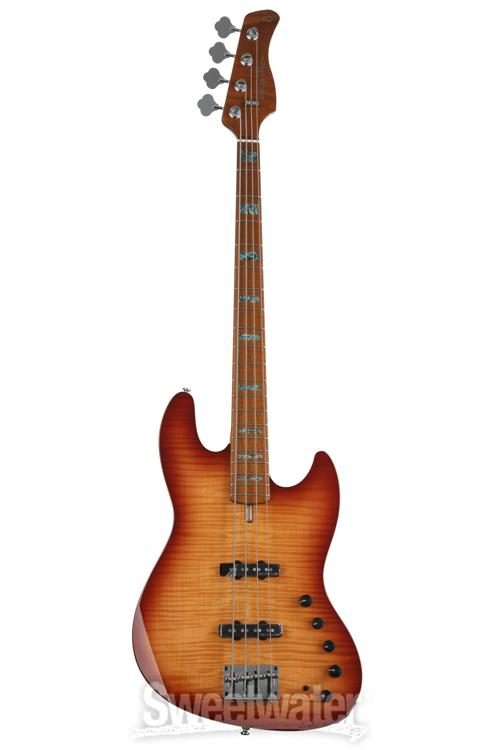 Sire Marcus Miller V10 Swamp Ash 4-string Bass Guitar - Tobacco Sunburst
