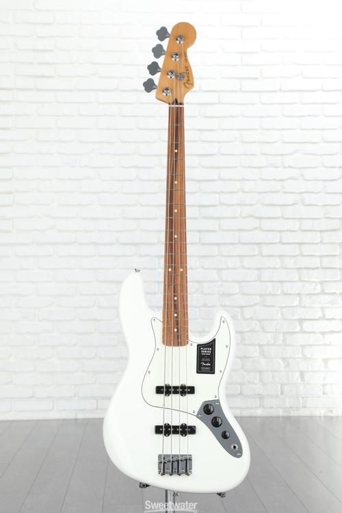 Fender Player Jazz Bass - Polar White with Pau Ferro Fingerboard