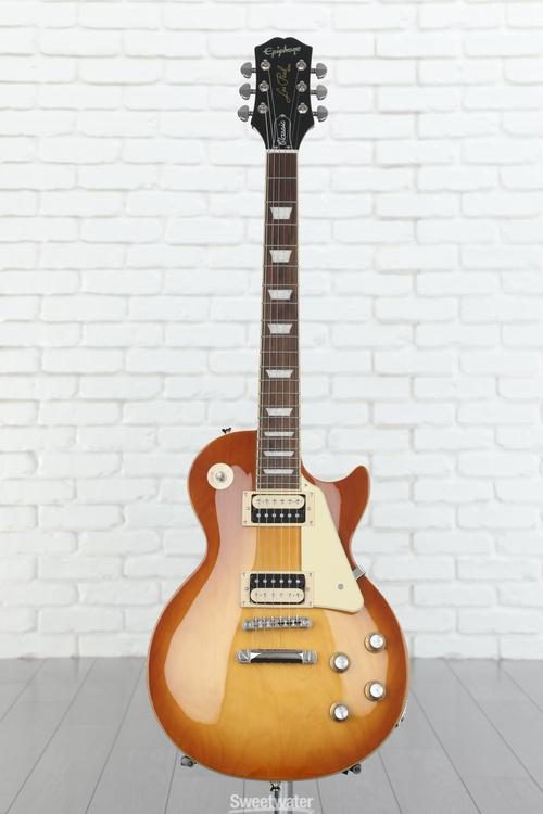 Epiphone Les Paul Classic Electric Guitar - Honey Burst | Sweetwater