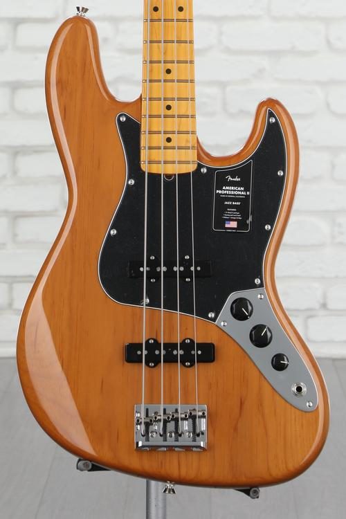 Fender American Professional II Jazz Bass - Roasted Pine with Maple  Fingerboard | Sweetwater