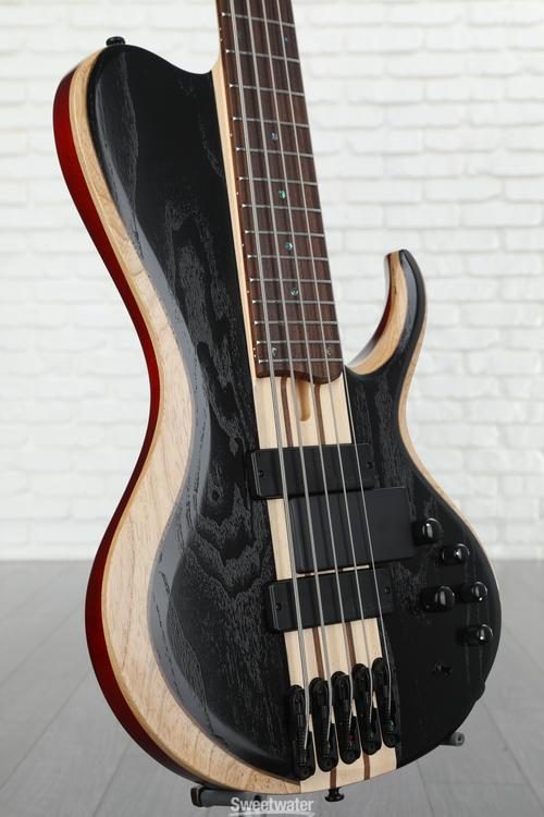 Ibanez Bass Workshop BTB865SC 5-string Bass Guitar - Weathered Black Low  Gloss