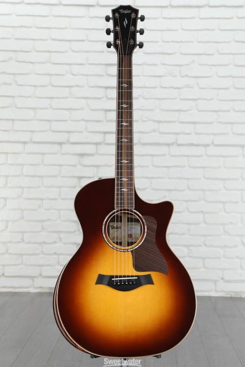 Taylor 814ce Acoustic-electric Guitar - V-Class Bracing and Radiused  Armrest - Tobacco Sunburst
