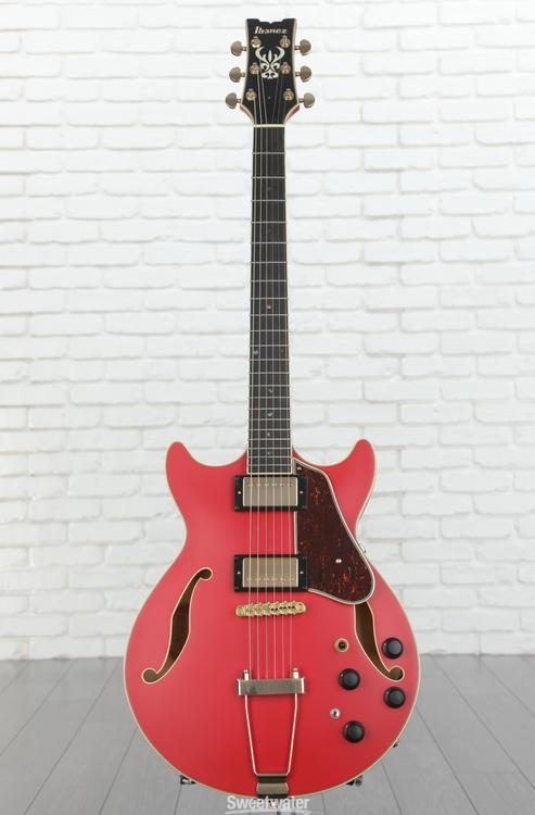 Ibanez Artcore Expressionist AMH90 Hollowbody Electric Guitar - Cherry Red  Flat