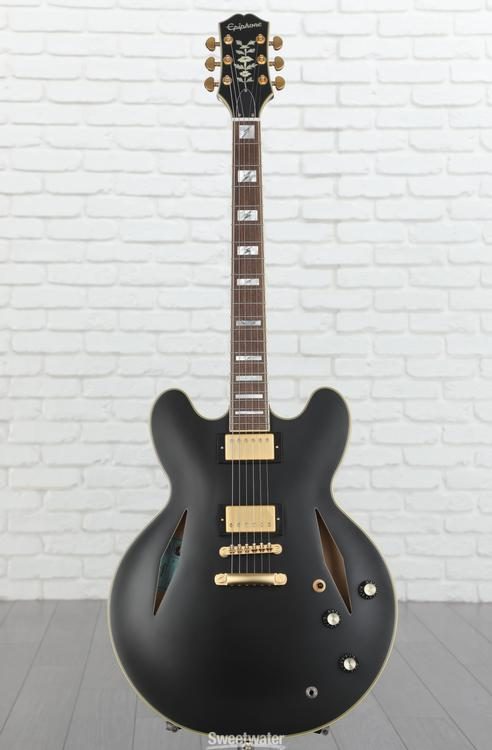 Epiphone Emily Wolfe Sheraton Stealth Semi-Hollow Electric Guitar 