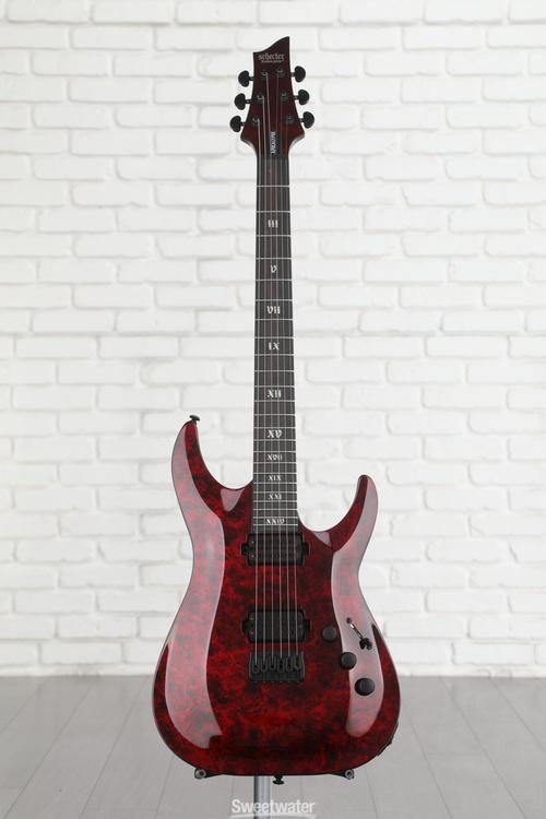 Schecter purple deals reign