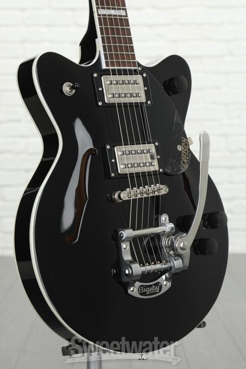 Gretsch G2655T Streamliner Center Block Jr. - Black, Bigsby