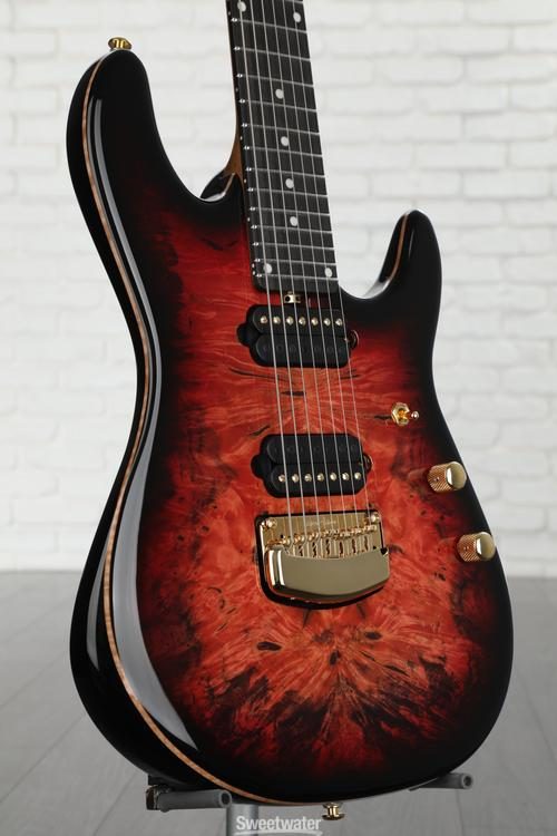 Ernie Ball Music Man Jason Richardson Signature Cutlass HH 7-String  Electric Guitar - Rorschach Red