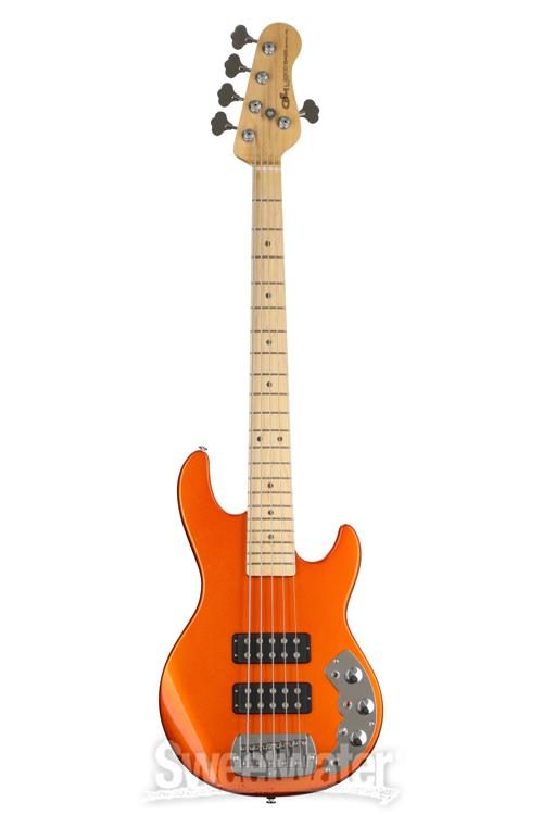 G&L CLF Research L-2500 Series 750 Bass Guitar - Tangerine