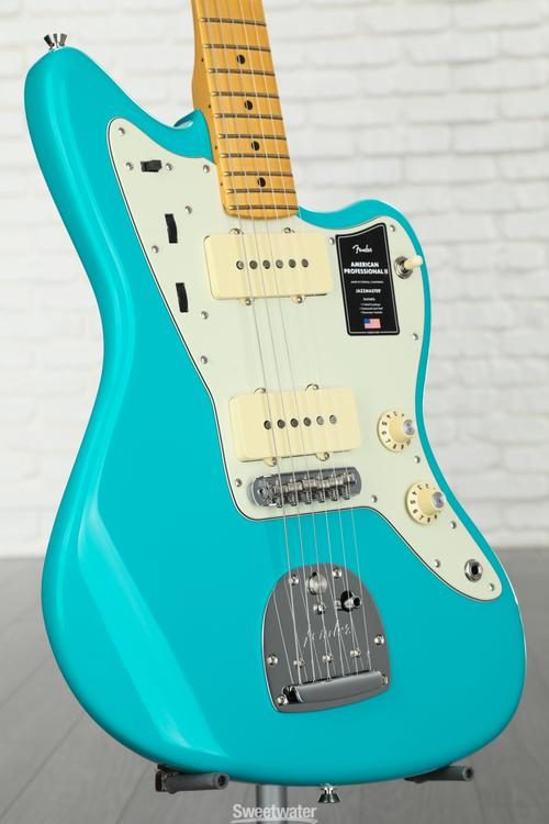 Fender American Professional II Jazzmaster - Miami Blue with Maple  Fingerboard