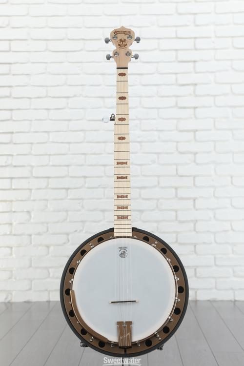 Deering Goodtime Two Deco Resonator 5-string Banjo - Blonde Satin