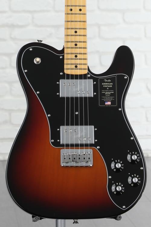 Fender American Vintage II 1975 Telecaster Deluxe Electric Guitar - 3-color  Sunburst