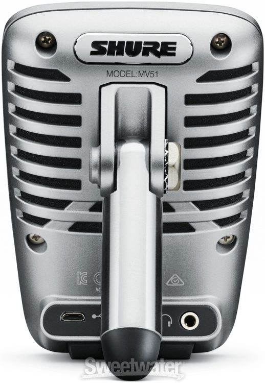 配信機器・PA機器・レコーディング機器 Shure MV51 Amazon | SHURE MV51 : コンデンサーマイク 実況/在宅勤務