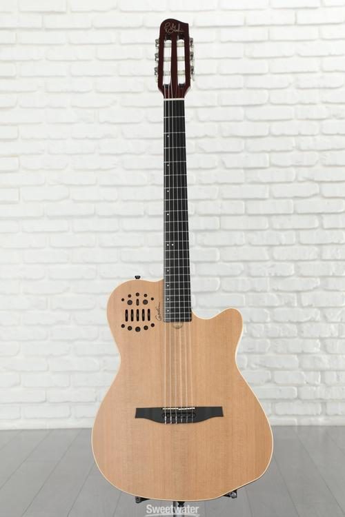 Godin ACS-SA Slim, Nylon String Acoustic-Electric Guitar - Natural  Semi-Gloss