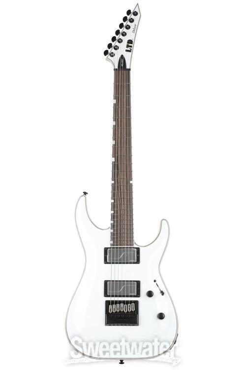 ESP LTD Deluxe MH-1007 EverTune Electric Guitar - Snow White