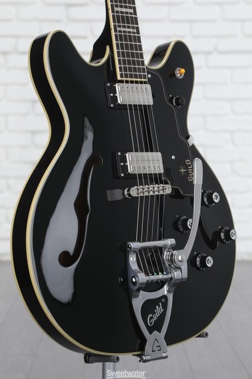 Guild Starfire V with Guild Vibrato - Black