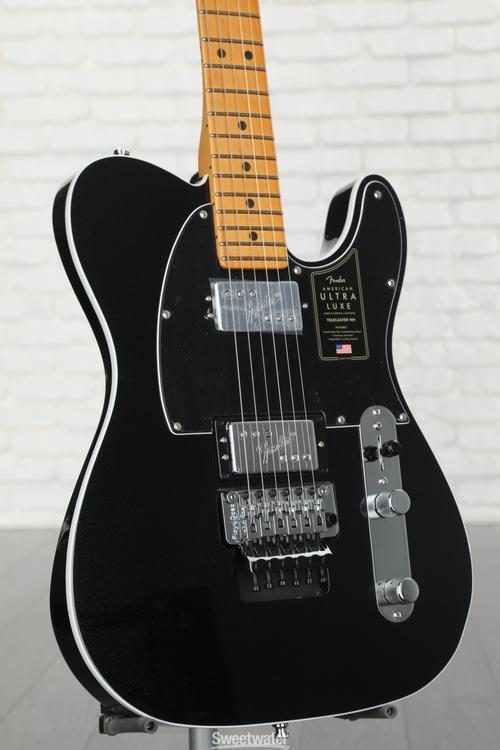 Fender American Ultra Luxe Telecaster Floyd Rose HH - Mystic Black