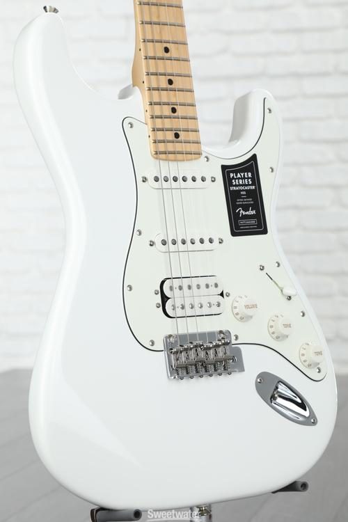 Fender Player Stratocaster HSS - Polar White with Maple Fingerboard