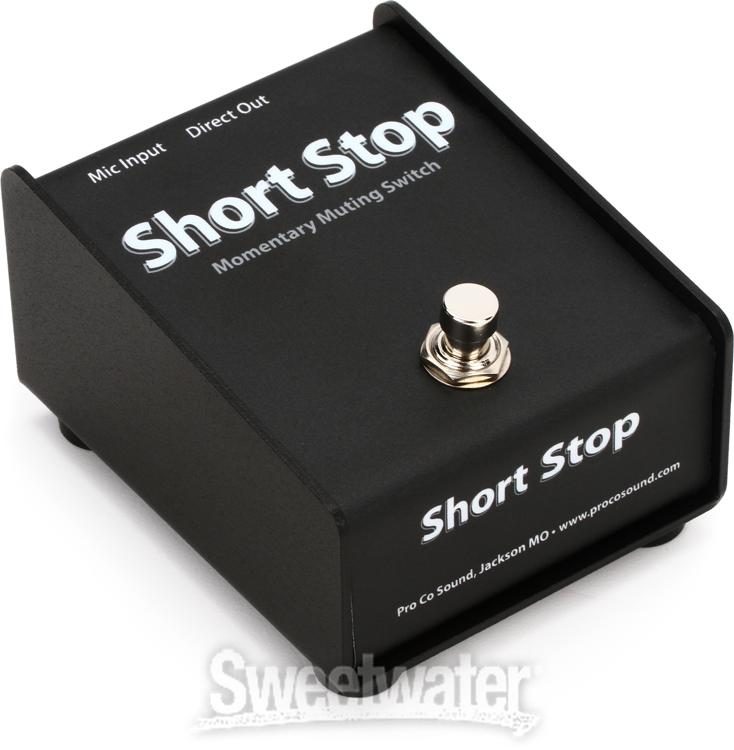 Pro Co Short Stop Momentary Muting Footswitch | Sweetwater