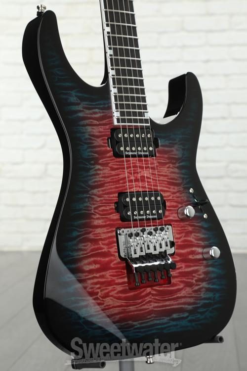 ESP USA M-II NTB FR Flamed Maple Limited Edition - Blue Rose