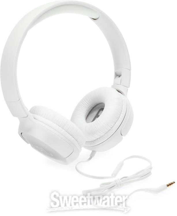 JBL TUNE 500 - Wired On-Ear Headphones - White