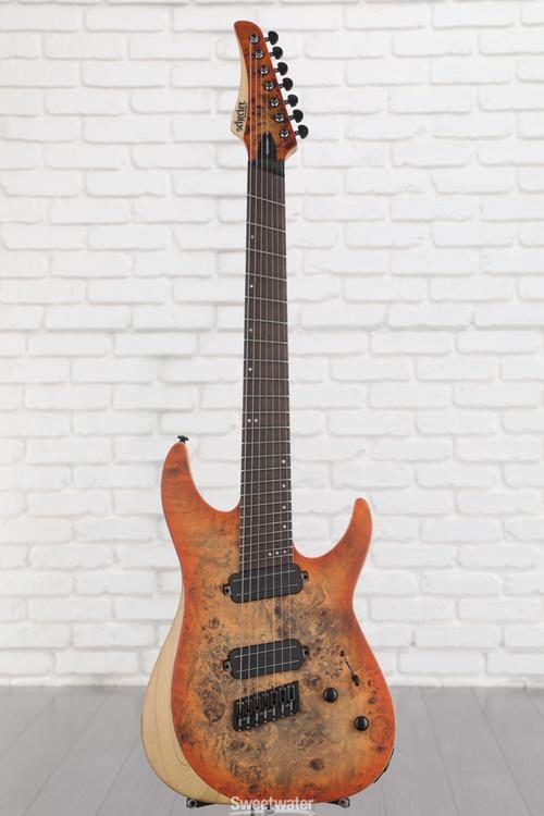 Schecter Reaper-7 Multiscale - Satin Inferno Burst