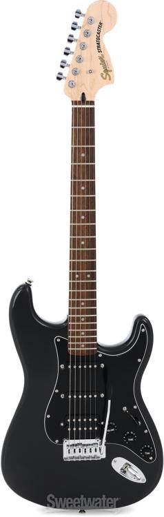 Squier Affinity Series Stratocaster HSS Pack Charcoal Frost Metallic with  Laurel Fingerboard | Sweetwater