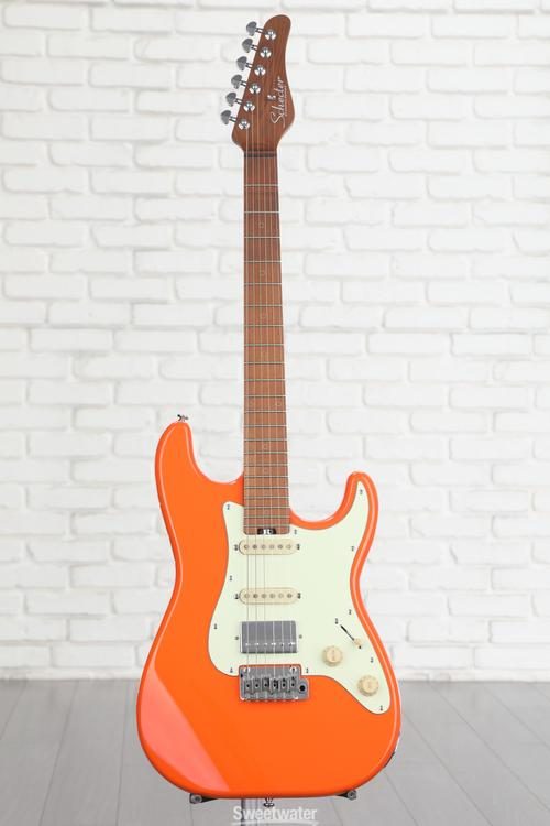 Schecter Nick Johnston Traditional HSS Electric Guitar - Atomic Orange
