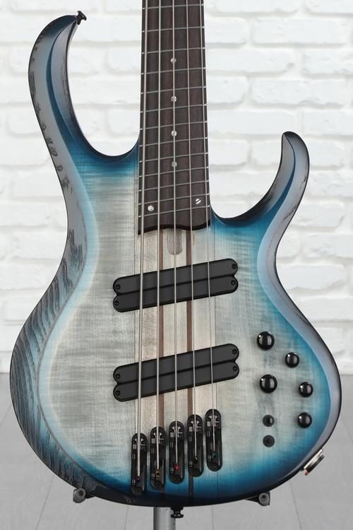 BTB Bass Workshop Multi-scale 5-string Electric Bass - Cosmic Blue  Starburst Low-gloss - Sweetwater