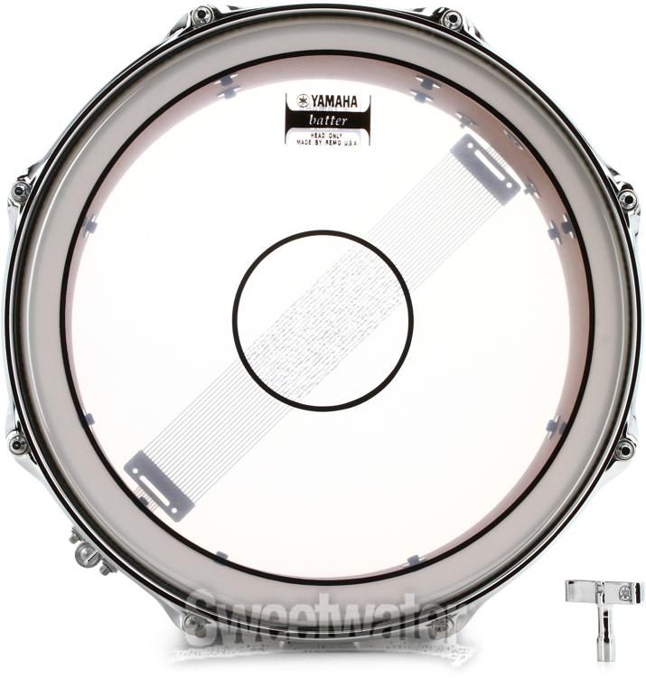 Yamaha MS-6300 Power-Lite Marching Snare Drum - 13-inch x 11-inch - White