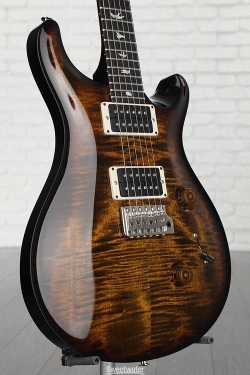 PRS Custom 24 Electric Guitar - Black Gold Wraparound Burst | Sweetwater