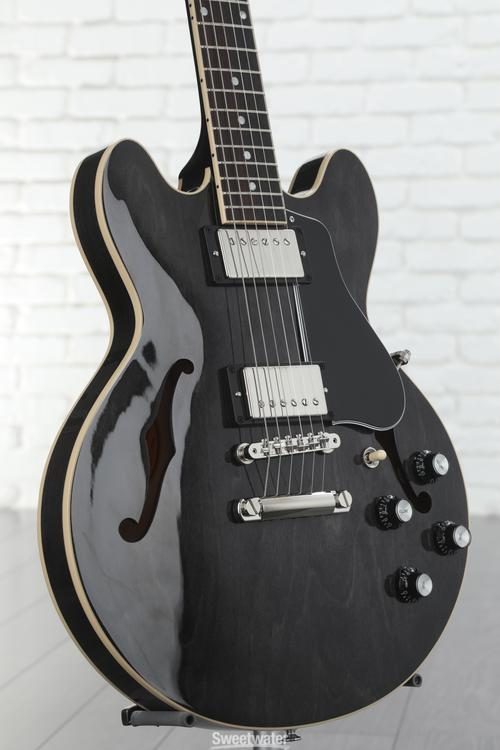 Gibson ES-339 Electric Semi-Hollow - Trans Ebony | Sweetwater