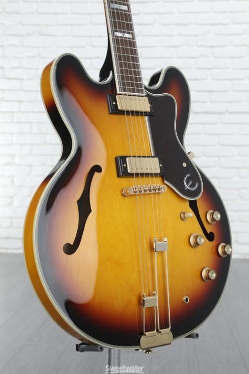 Epiphone Sheraton Frequensator Semi-hollowbody Electric Guitar - Vintage  Sunburst