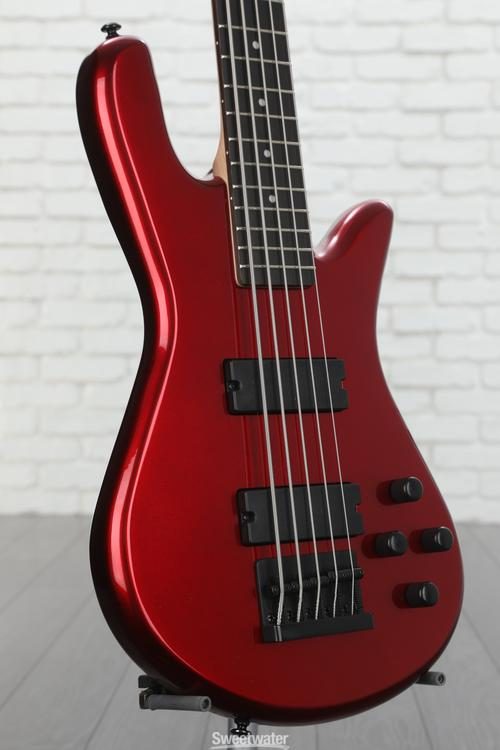 Spector Performer 5 Bass Guitar - Metallic Red