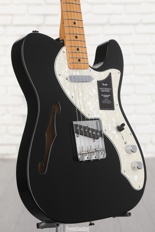 Fender Vintera II '60s Telecaster Thinline Electric Guitar - Black