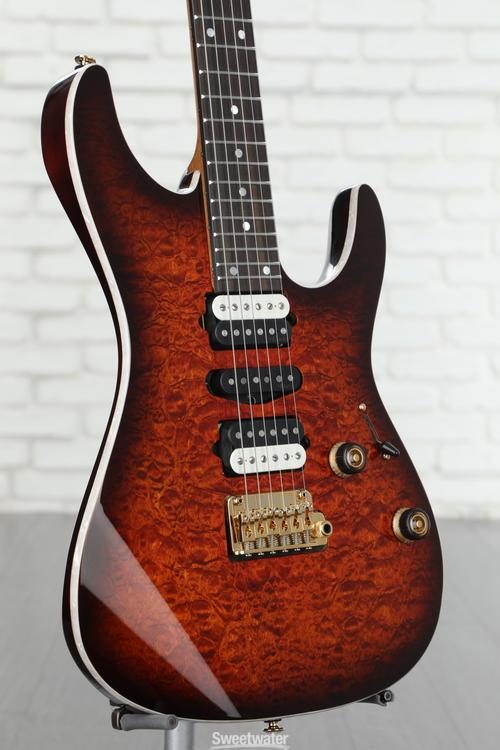 Ibanez Premium AZ47P1QM Electric Guitar - Dragon Eye Burst