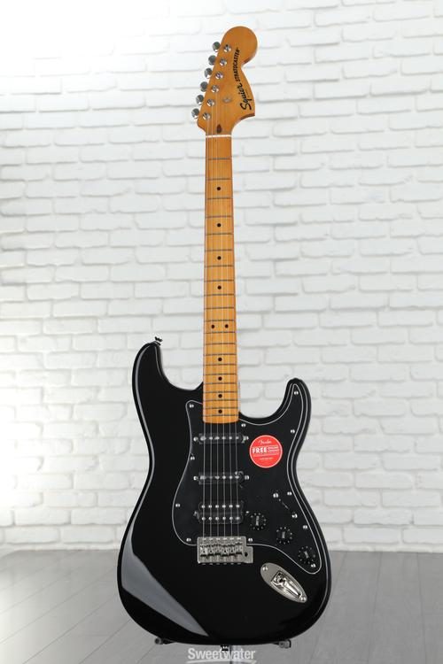 Squier Classic Vibe '70s Stratocaster HSS - Black with Maple Fingerboard