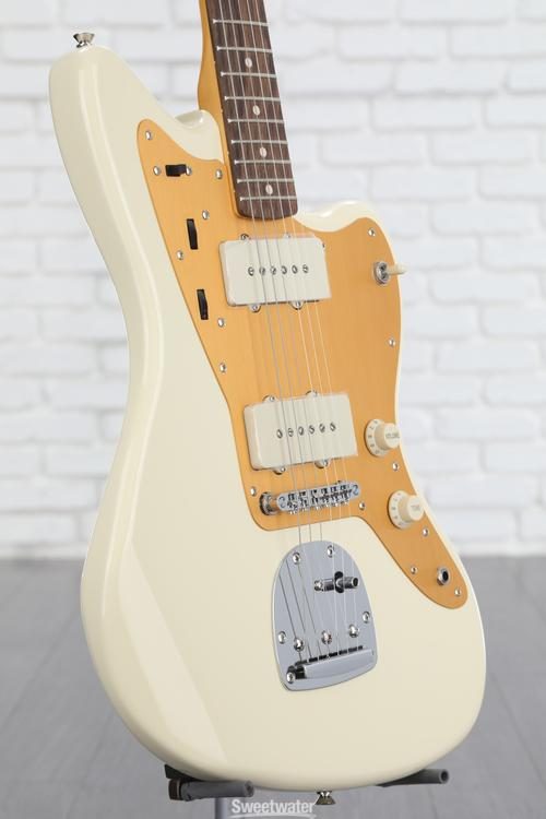 Squier J Mascis Signature Jazzmaster - Vintage White with Indian