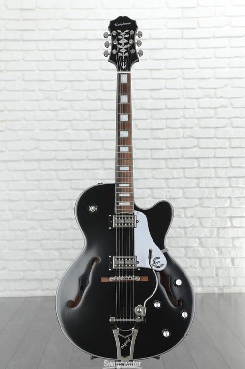 Epiphone Emperor Swingster Hollowbody - Black Aged Gloss