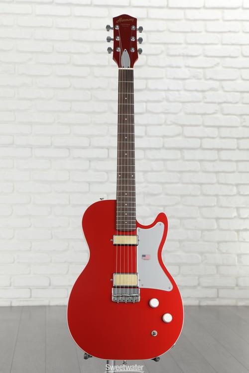 Harmony Jupiter Thinline Semi-hollowbody Electric Guitar - Cherry