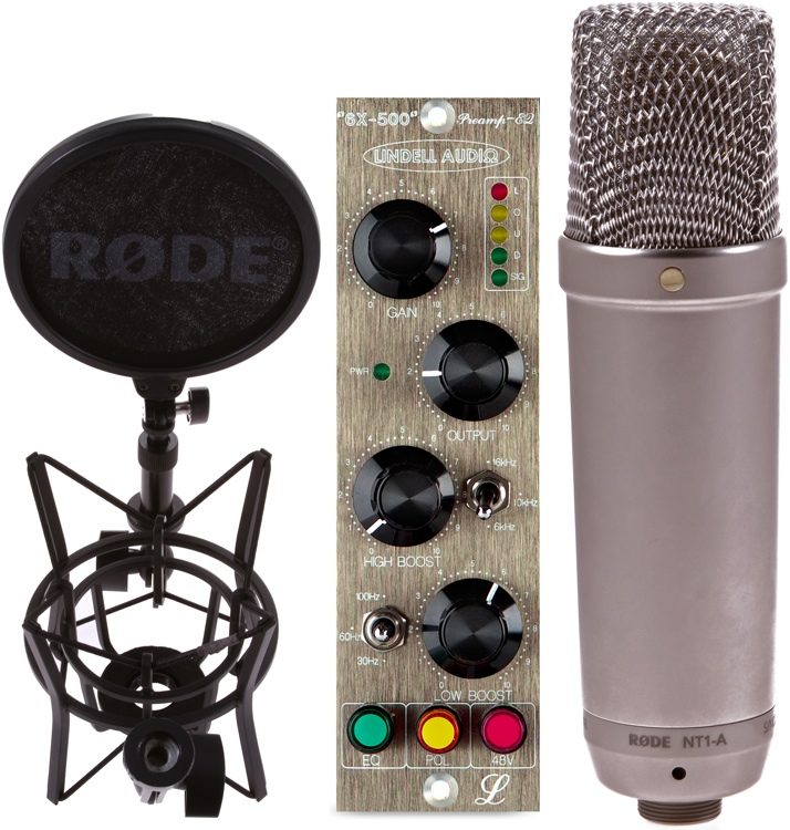 Rode NT1A Anniversary with Lindell 6X-500 - Mic Month Bundle