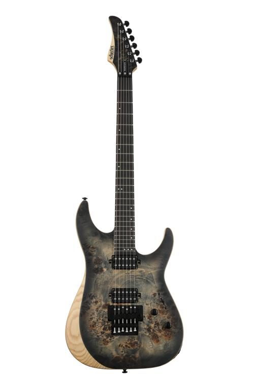 Schecter Reaper-6 FR - Satin Charcoal Burst | Sweetwater