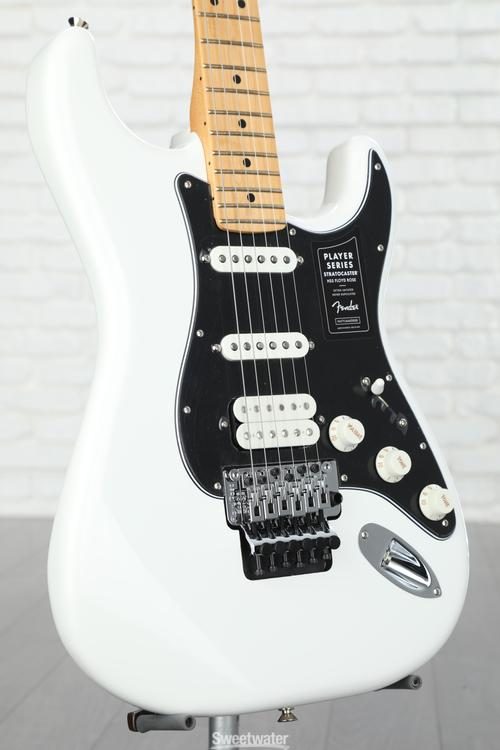 Fender Player Stratocaster HSS with Floyd Rose - Polar White with Maple  Fingerboard