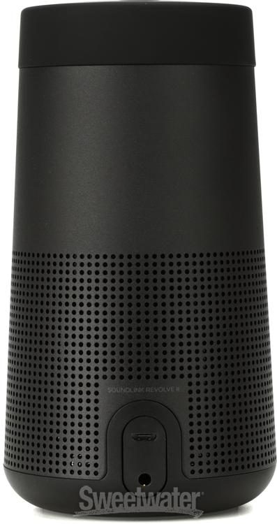 Bose SoundLink Revolve II Portable Bluetooth Speaker - Black | Sweetwater | Lautsprecher