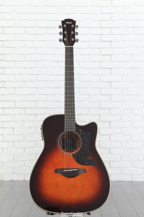 Yamaha A1M Dreadnought Cutaway Acoustic-electric Guitar - Tobacco