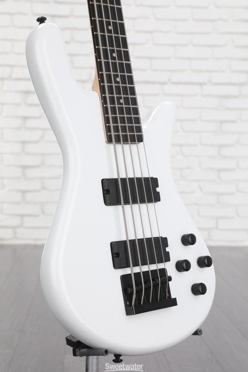 Spector Performer 5 Bass Guitar - Solid White Gloss