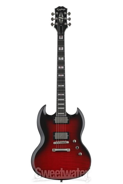 Epiphone SG Prophecy Electric Guitar - Red Tiger Aged Gloss